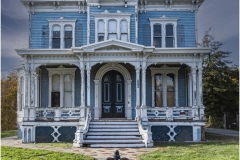 Bob-Dowd-The-Blue-House-on-Main-Street-Jan-2023-Old-Buildings-Digital-Color-Master-Second-Place