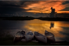 Herbert-Zaifert-Canoes-at-sunset-Feb-2025-Digital-Color-Salon-2nd-Place